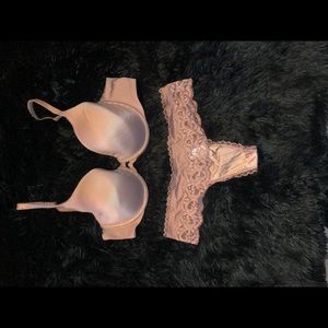 Victoria Secret Bra and Panty Set 34D and Medium